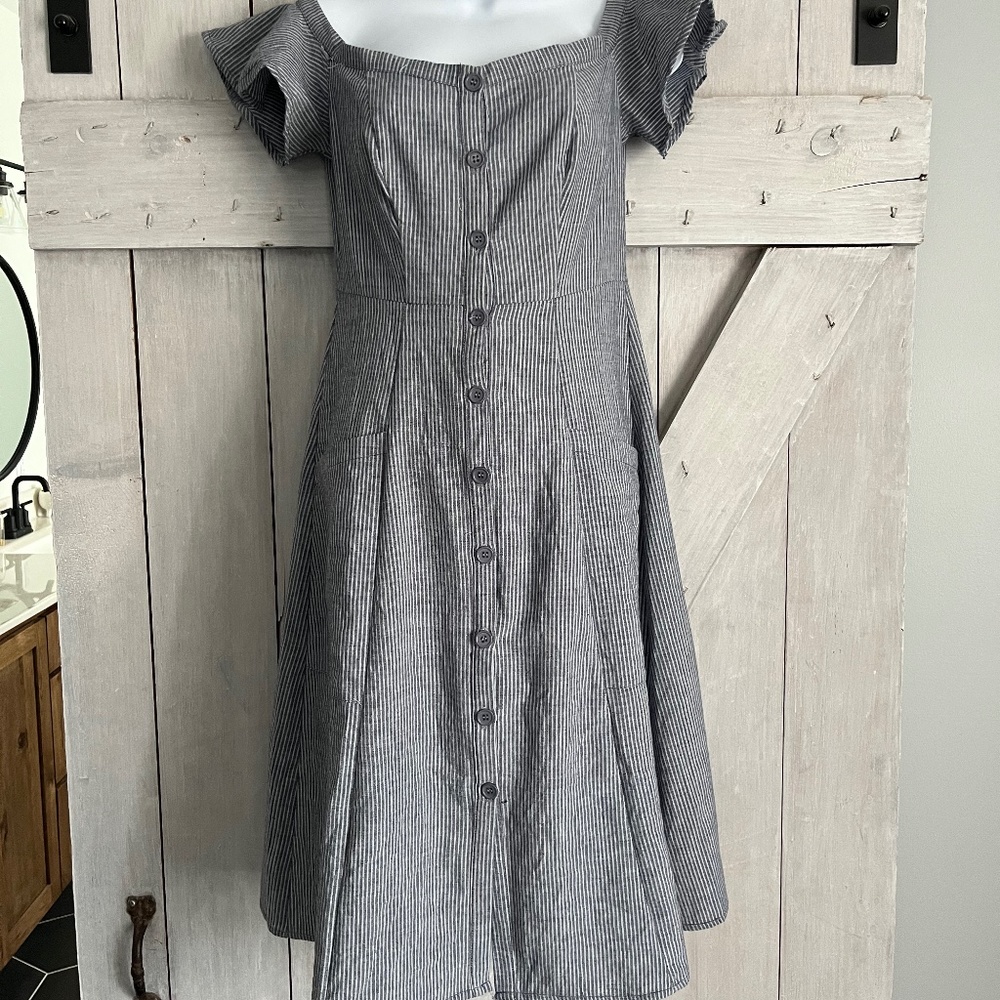 She & Sky off the shoulder dress